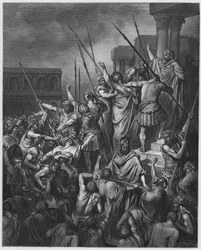 Paulus gered van de menigte